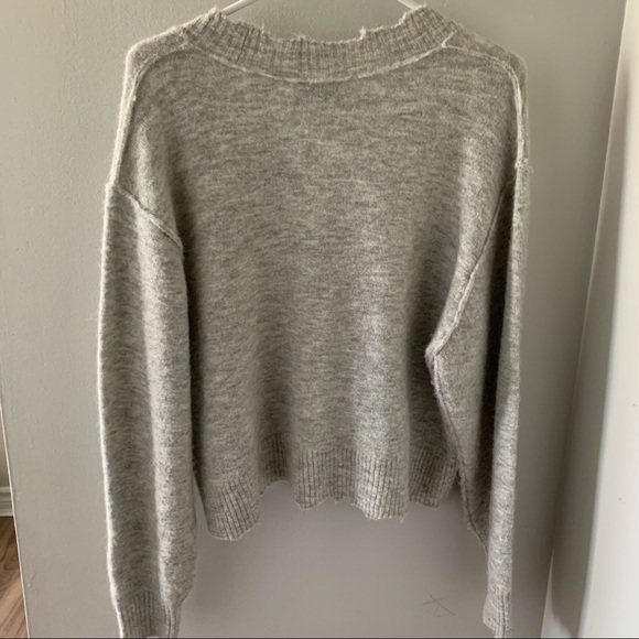 *sold* Aritzia Krause Sweater - grey - Picture 5 of 6